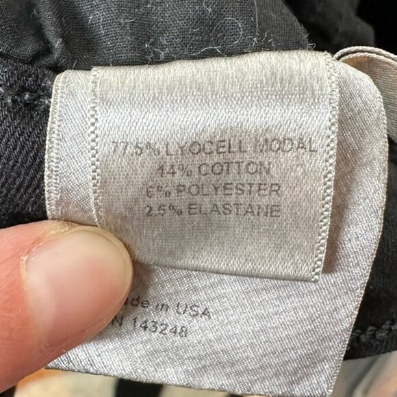 REFORMATION Black High Waist Skinny Jeans Size 25 - Picture 6 of 7